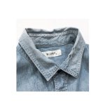 画像5: 【H.UNIT/エイチユニット】　Chambray big pocket work shirt (Customize) (5)