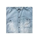 画像3: 【H.UNIT/エイチユニット】　Chambray big pocket work shirt (Customize) (3)