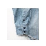 画像7: 【H.UNIT/エイチユニット】　Chambray big pocket work shirt (Customize) (7)